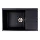 Гранітна мийка VALESO CALYPSO 7950 матова чорний металік Гранітна мийка VALESO CALYPSO 7950 матова чорний металік