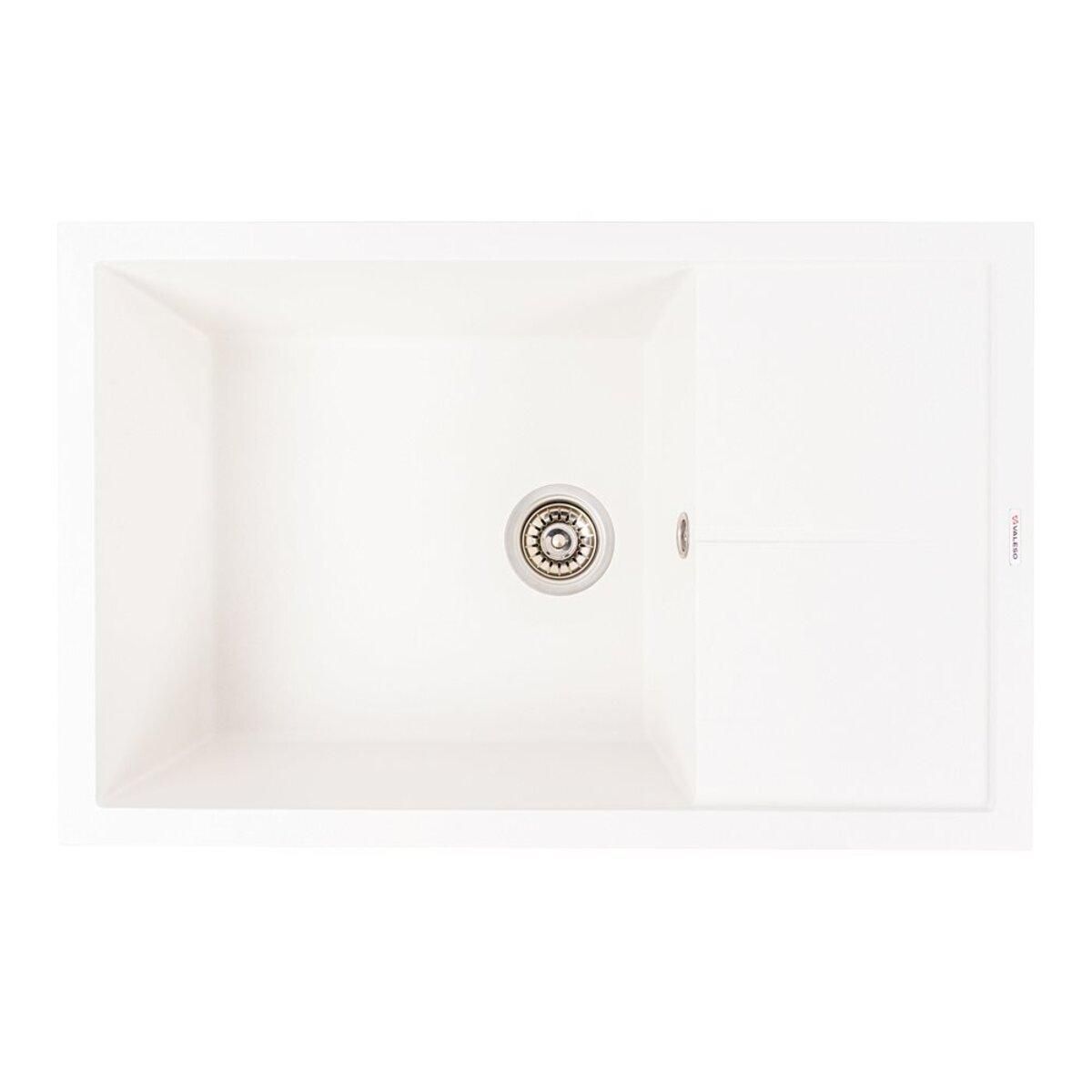 Мийка гранітна VALESO CALYPSO 7950 матова Білосніжна Мийка гранітна VALESO CALYPSO 7950 матова Білосніжна