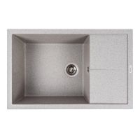 Кухонная гранитная мойка VALESO CALYPSO 7950 матовая Серая