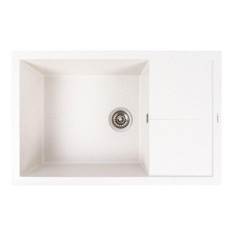 Гранітна мийка VALESO CALYPSO 7950, матова біла в крапку