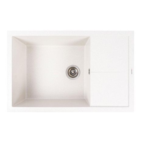 Гранітна мийка VALESO CALYPSO 7950, матова біла в крапку Гранітна мийка VALESO CALYPSO 7950, матова біла в крапку