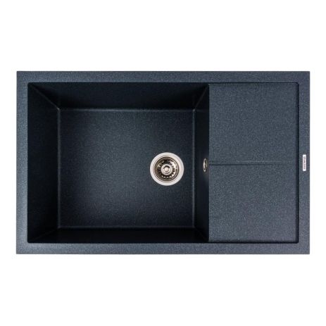 Кухонная гранитная мойка VALESO CALYPSO 7950, матовый антрацит