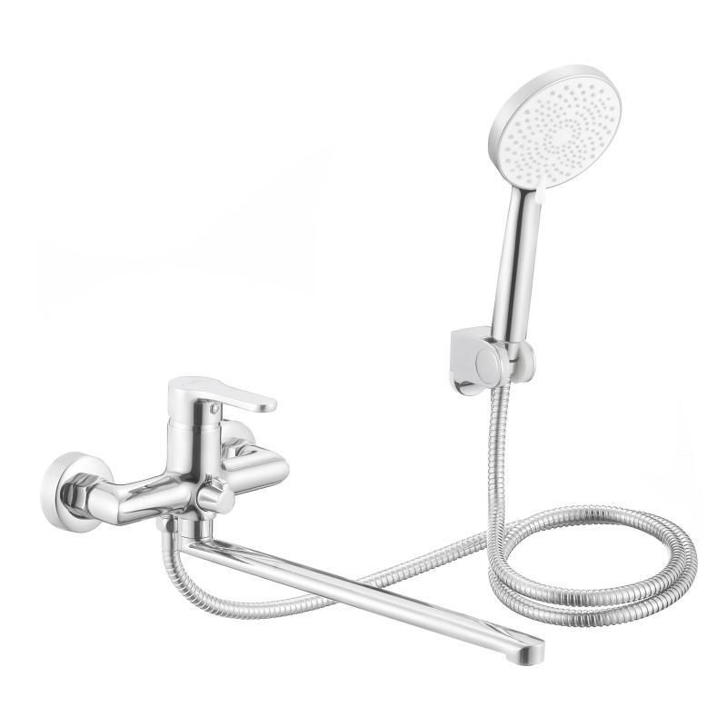 Змішувач для ванни Lidz Astra 005 з поворотним виливом (з душовим гарнітуром) (k35) LDAST005CRM48088 Chrome Змішувач для ванни Lidz Astra 005 з поворотним виливом (з душовим гарнітуром) (k35) LDAST005CRM48088 Chrome