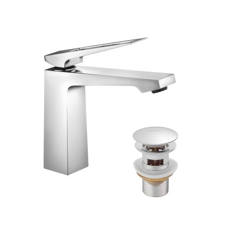 Змішувач для раковини Kroner KRP Ersel — C0110BV з донним клапаном