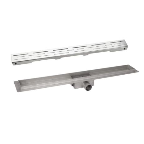 Комплект Qtap Taurus FD700 (NKS) Лінійний трап із неіржавкої сталі із сухим закривом 700 мм