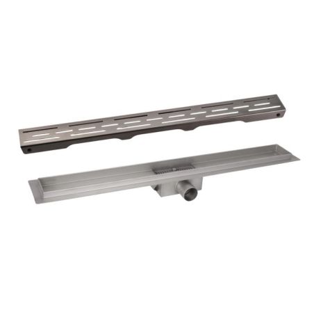 Комплект Qtap Taurus FD800 (PVD) Лінійний трап із неіржавкої сталі із сухим закривом 800 мм