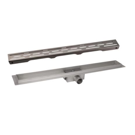 Комплект Qtap Taurus FD800 (PVD) Линейный трап из нержавеющей стали с сухим затвором 800 мм