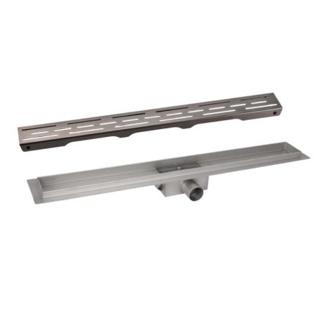 Комплект Qtap Taurus FD700 (PVD) Линейный трап из нержавеющей стали с сухим затвором 700 мм