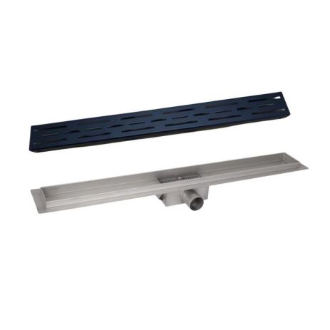 Комплект Qtap Taurus FD800 (BLA) Линейный трап из нержавеющей стали с сухим затвором 800 мм