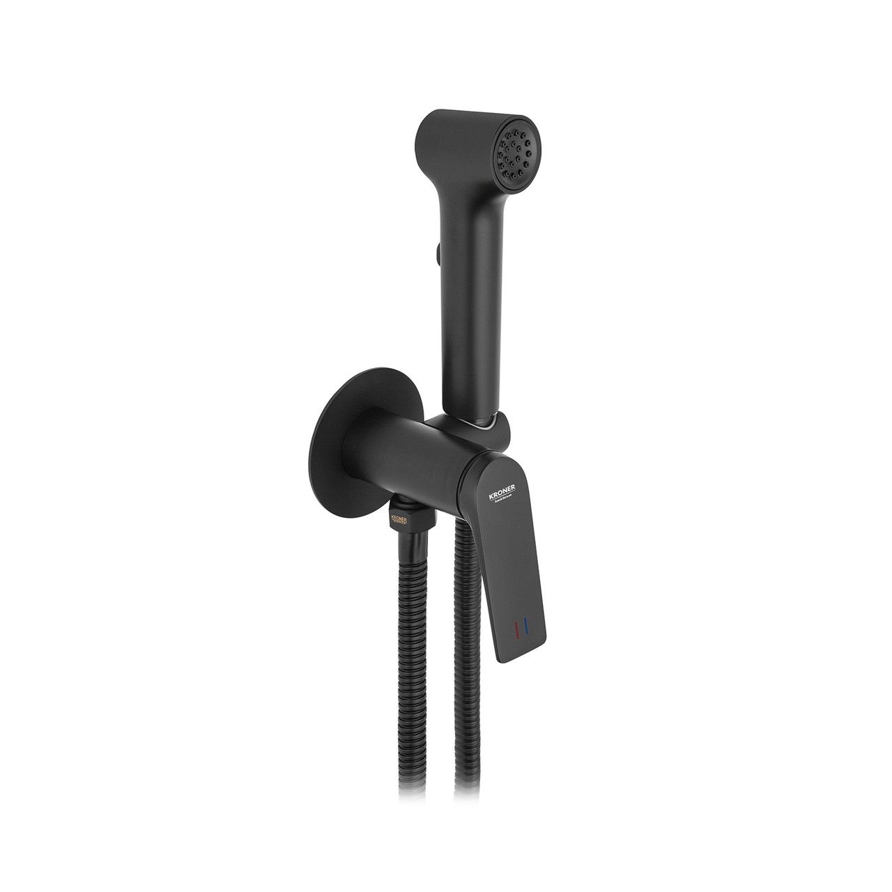 Набір для гігієнічного душу прихованого монтажу зі змішувачем Kroner KRP Graz — SCH082 Набір для гігієнічного душу прихованого монтажу зі змішувачем Kroner KRP Graz — SCH082