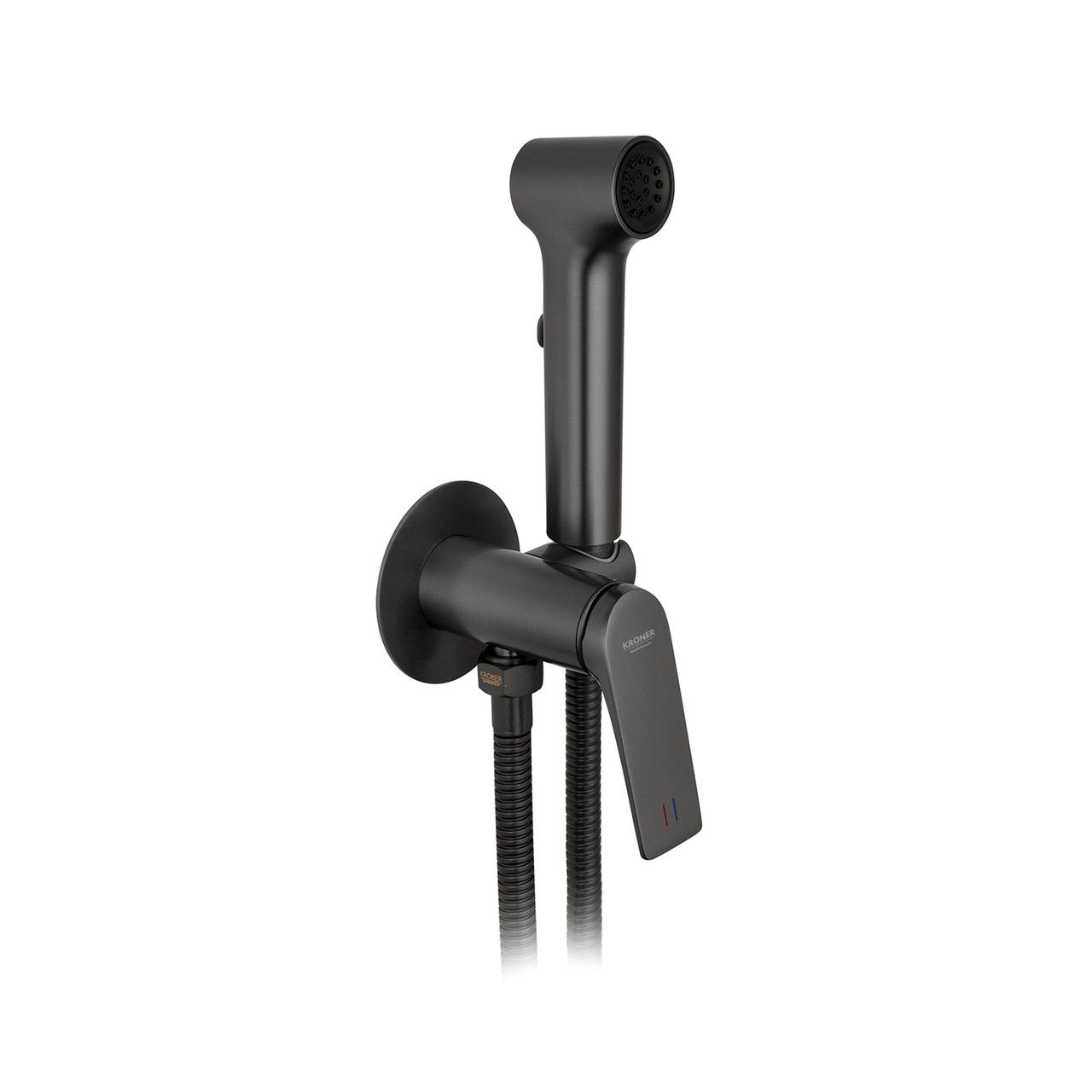 Набір для гігієнічного душу прихованого монтажу зі змішувачем Kroner KRP Graz — GRP082 Набір для гігієнічного душу прихованого монтажу зі змішувачем Kroner KRP Graz — GRP082