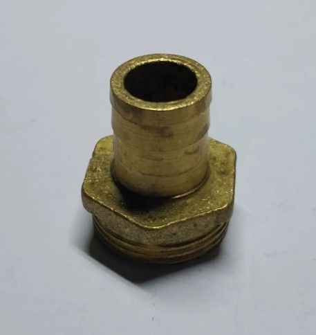 Штуцер латунний під шланг 1" зовнішній 20 мм