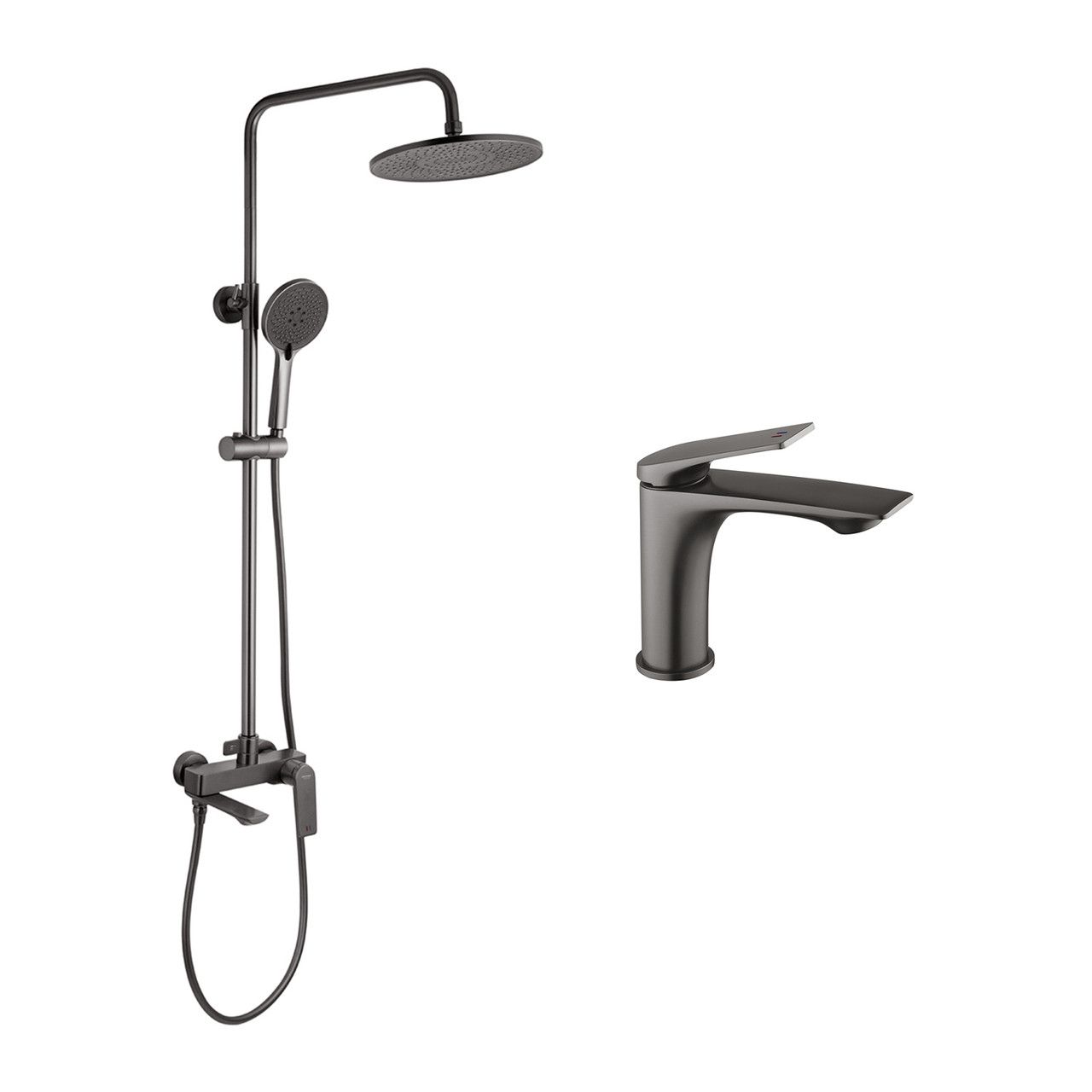 Набор 2 в 1 душевая система Kroner Graz-GRP063 + смеситель Graz-GRP010 Набор 2 в 1 душевая система Kroner Graz-GRP063 + смеситель Graz-GRP010