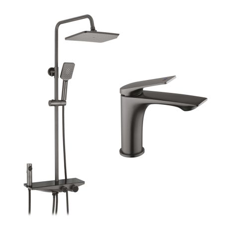 Набір 2 в 1 душова система Kroner Armada-GRP066 + змішувач Graz-GRP010