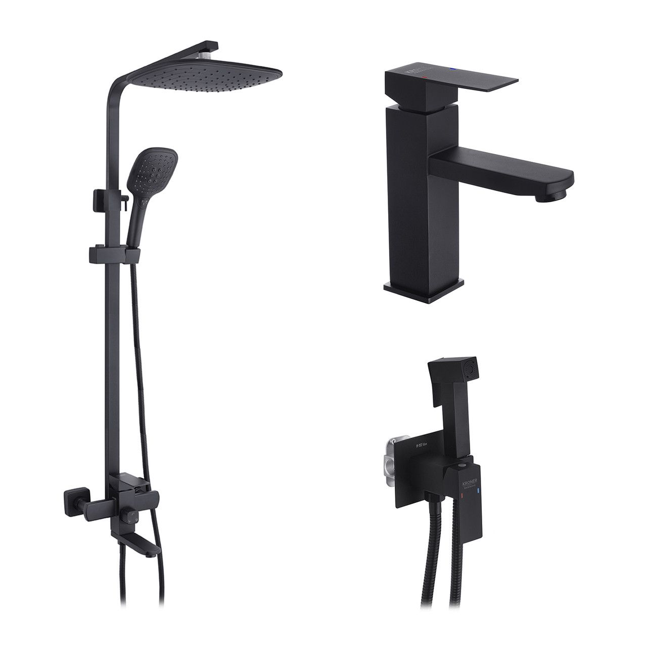 Набір 3 в 1 Kroner Edelstahl Kubus-SCH063 Набір 3 в 1 Kroner Edelstahl Kubus-SCH063