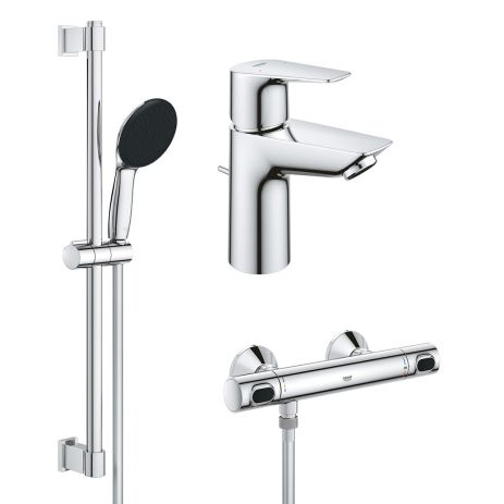 Комплект смесителей для душа с термостатом Grohe QuickFix UA202503TS