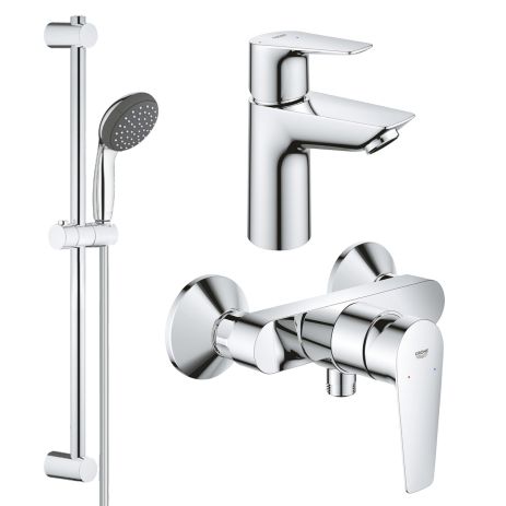 Набор смесителей 3 в 1 для ванной комнаты Grohe QuickFix StartEdge S-Size UA202502SE