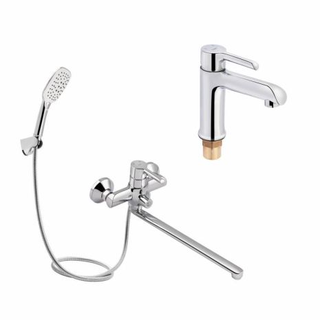 Акционный набор Qtap Grand: Смеситель QTGRACRM001F + Смеситель QTGRACRM005 Акционный набор Qtap Grand: Смеситель QTGRACRM001F + Смеситель QTGRACRM005