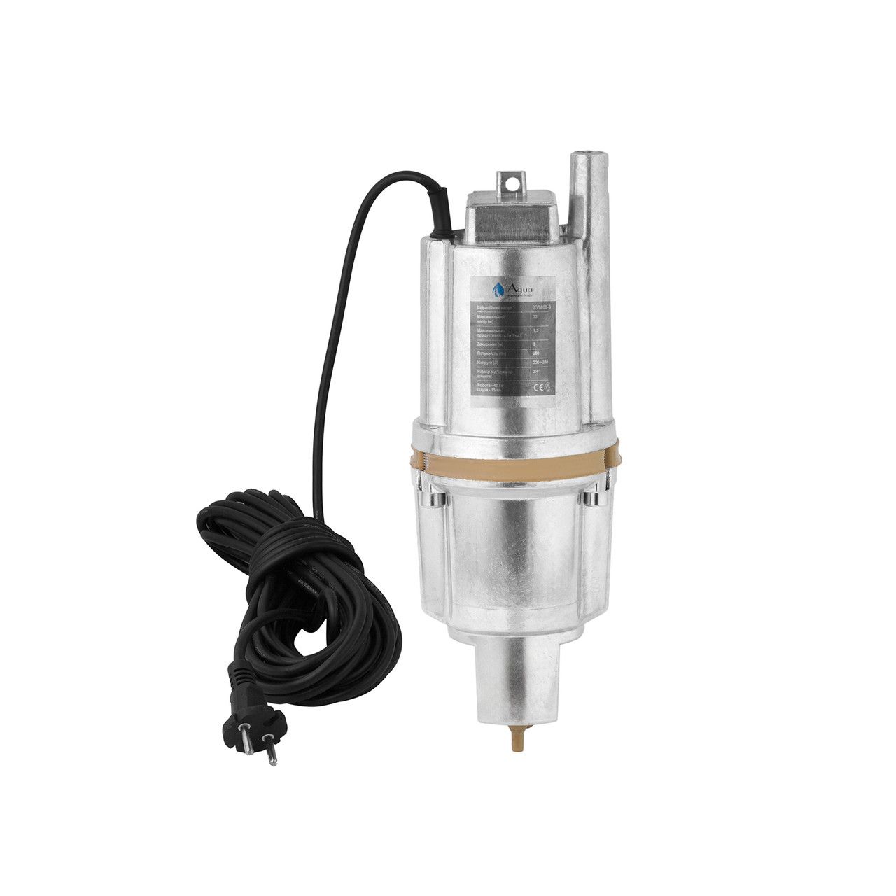 Насос вібраційний Agua XVM60-3 Hmax 72 м Qmax 25 л/хв P 350 Вт Насос вібраційний Agua XVM60-3 Hmax 72 м Qmax 25 л/хв P 350 Вт