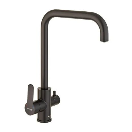 Змішувач для кухні Mxus DAX-021-G Black (нерж. сталь) з вих.для пит.води Змішувач для кухні Mxus DAX-021-G Black (нерж. сталь) з вих.для пит.води