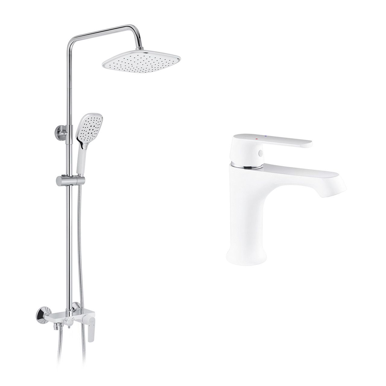 Набір 2 в 1 душова система Kroner Armada-W063 + змішувач Armada-W010 Набір 2 в 1 душова система Kroner Armada-W063 + змішувач Armada-W010