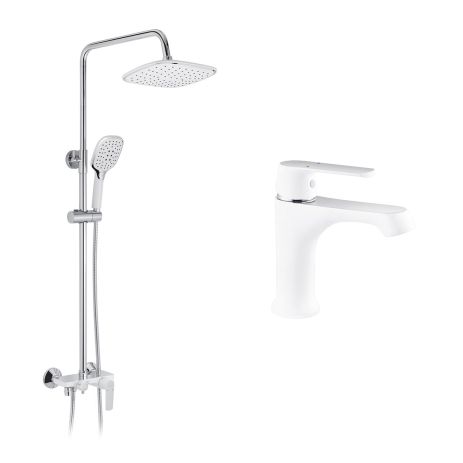 Набір 2 в 1 душова система Kroner Armada-W063 + змішувач Armada-W010 Набір 2 в 1 душова система Kroner Armada-W063 + змішувач Armada-W010