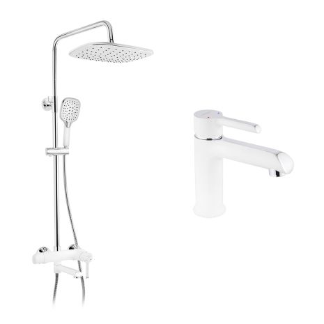 Набір 2 в 1 душова система Kroner Essen-W063 + змішувач Essen-W010