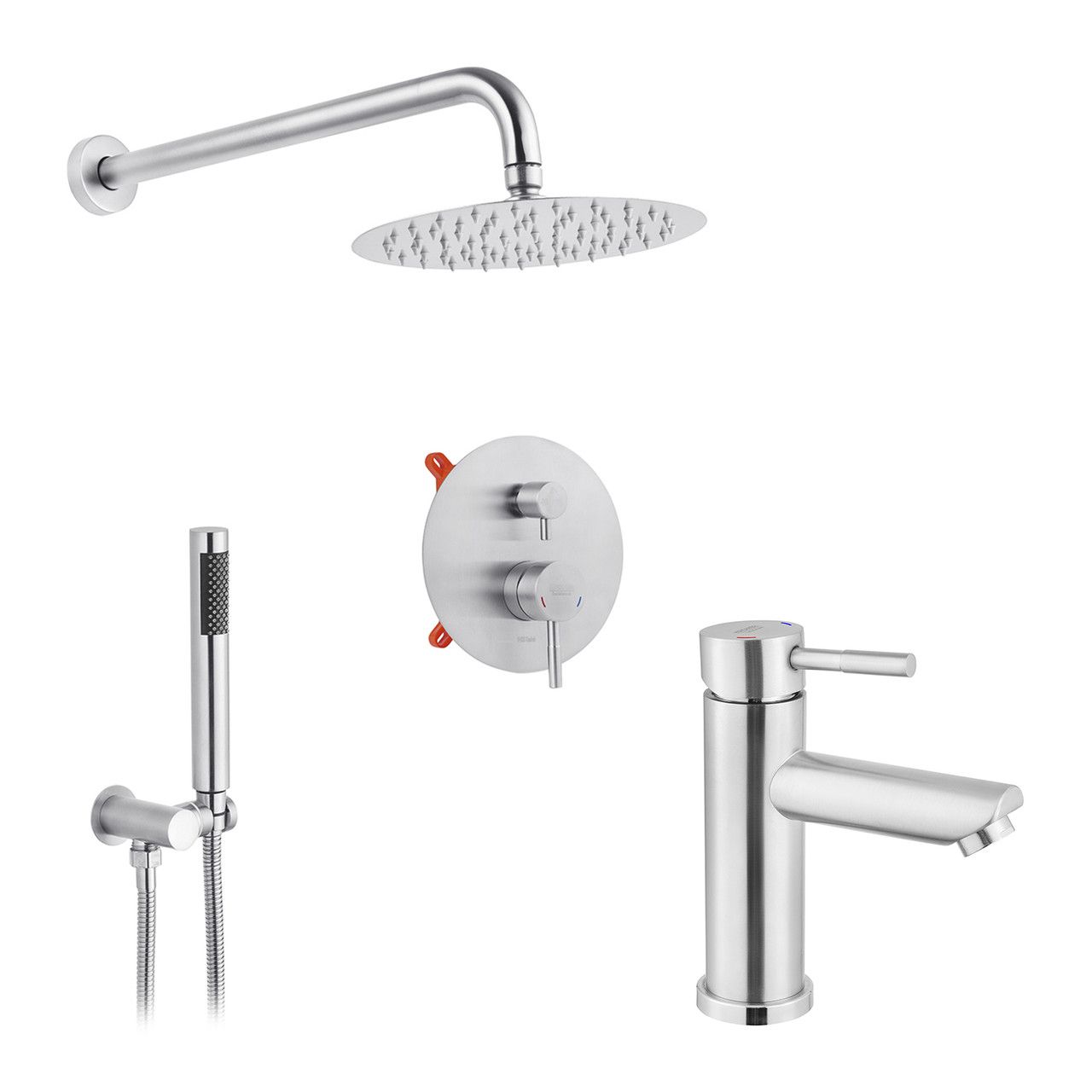 Набір 2 в 1 душова система Kroner Edelstahl Klassisch-ESG082 + змішувач Edelstahl Klassisch-ESG010 Набір 2 в 1 душова система Kroner Edelstahl Klassisch-ESG082 + змішувач Edelstahl Klassisch-ESG010