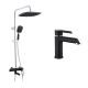 Набір 2 в 1 душова система Kroner Essen-SCH063 + змішувач Essen-SCH010