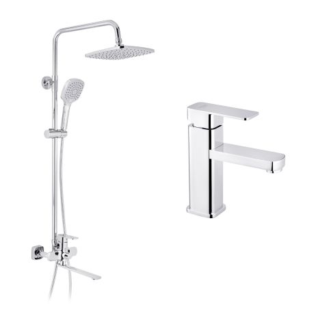 Набір 2 в 1 душова система Kroner Armada-C067 + змішувач Ems-C010