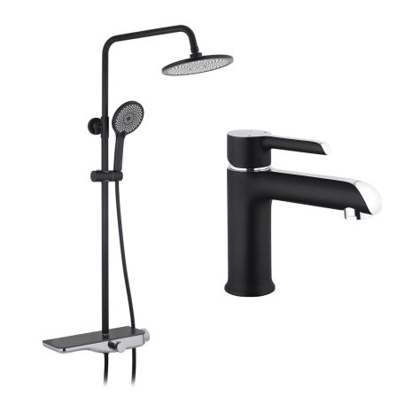 Набір 2 в 1 душова система Kroner Armada-SCH065 + змішувач Essen-SCH010