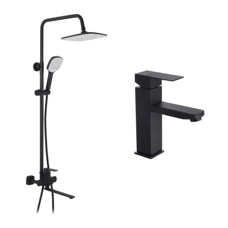 Набір 2 в 1 душова система Kroner Armada-SCH067 + змішувач Kubus-SCH010