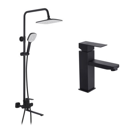 Набір 2 в 1 душова система Kroner Armada-SCH067 + змішувач Kubus-SCH010