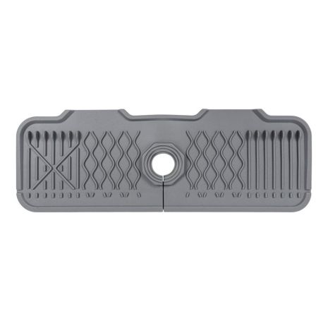 RB2 силіконовий килим для мийки сірий VALESO 43*15 RB2 силіконовий килим для мийки сірий VALESO 43*15