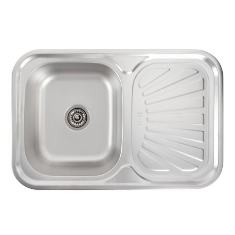 Кухонная мойка из нерж. стали Valeso Декор 7549 (0,8/180 мм)