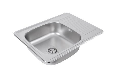 Мийка кухонна з нержавіючої сталі Valeso 6550 САТИН (0,8/180 мм)