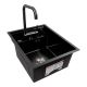 Мийка кухонна CM 40*50 прихована PVD чорна Platinum Handmade Мийка кухонна CM 40*50 прихована PVD чорна Platinum Handmade