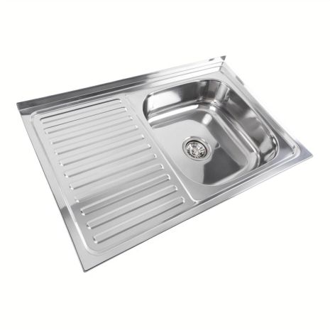 Кухонна мийка Valeso з нержавіючої сталі ПОЛІРОВКА 8050 R (0,7/160 мм)
