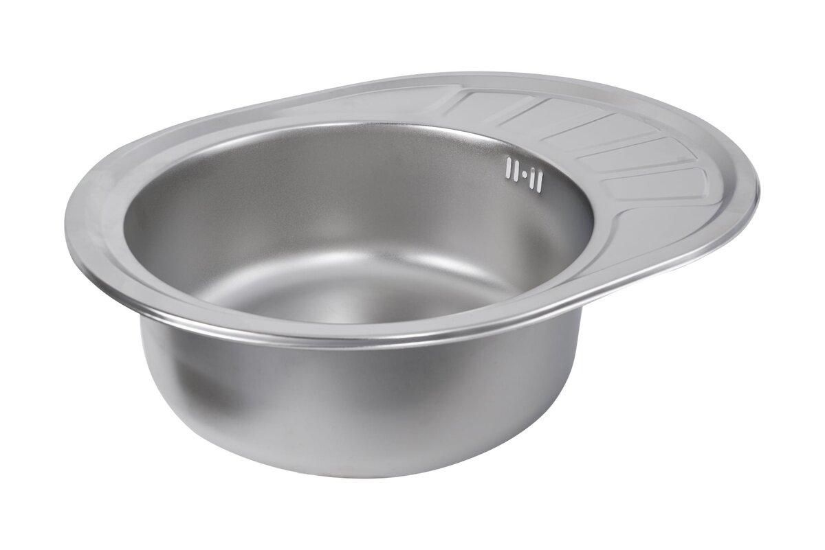 Сталева кухонна мийка Valeso САТИН 5745 (0,6/170 мм) Сталева кухонна мийка Valeso САТИН 5745 (0,6/170 мм)