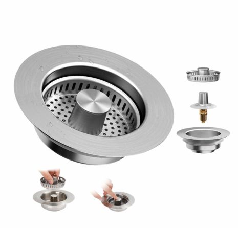 DR108 сміттєзбірник нержавіюча сталь SUS 304 VALESO (Brush) DR108 сміттєзбірник нержавіюча сталь SUS 304 VALESO (Brush)