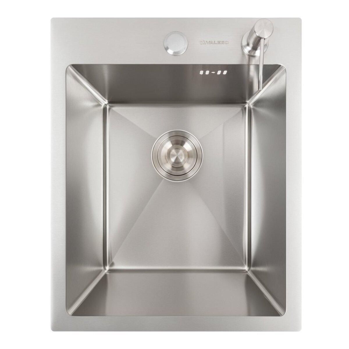 Нержавіюча кухонна мийка 40*50 VALESO Handmade (товщина 3,0/1,5) Нержавіюча кухонна мийка 40*50 VALESO Handmade (товщина 3,0/1,5)