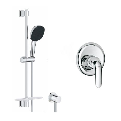 Душевая система Grohe Euroeco с гарнитуром Vitalio Comfort 110 и шланговым подключением 3274226929