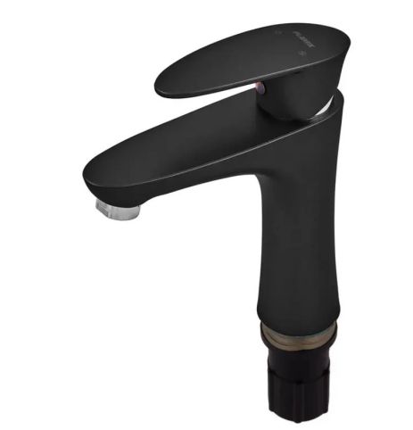 Смеситель для умывальника из термопластика Plamx Cezar 001 Mate Black подводкой Смеситель для умывальника из термопластика Plamx Cezar 001 Mate Black подводкой
