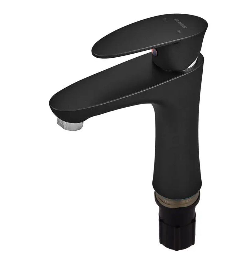 Смеситель для умывальника из термопластика Plamx Cezar 001 Mate Black подводкой Смеситель для умывальника из термопластика Plamx Cezar 001 Mate Black подводкой