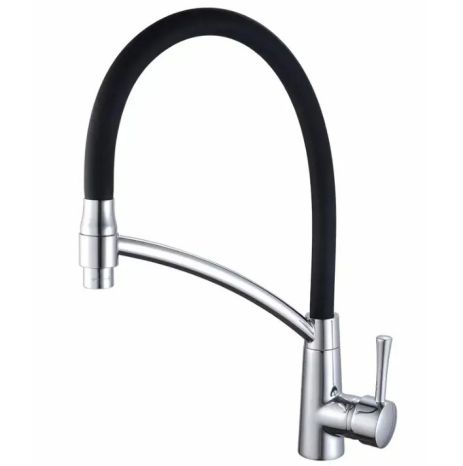 Змішувач для кухні латуний з гнучким виливом MiX Premium ROSSI 017 Змішувач для кухні латуний з гнучким виливом MiX Premium ROSSI 017