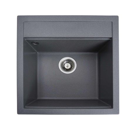 Гранитная мойка для кухни Platinum 5149 FIESTA матовая Серый муссон Гранитная мойка для кухни Platinum 5149 FIESTA матовая Серый муссон