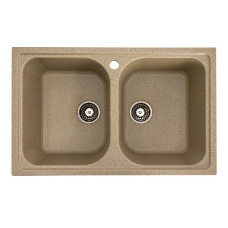 Гранітна мийка для кухні Platinum 7950 Equatoria матовий Бежевий Гранітна мийка для кухні Platinum 7950 Equatoria матовий Бежевий