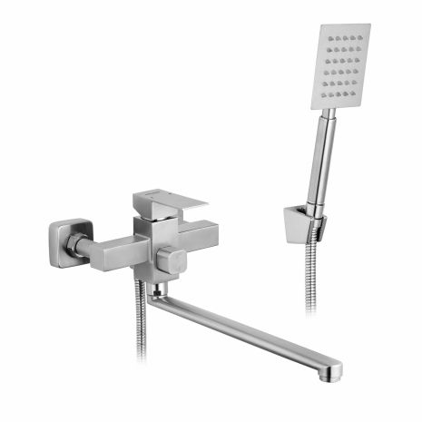 Змішувач для ванни Kroner KRP Edelstahl Kubus-ESG071