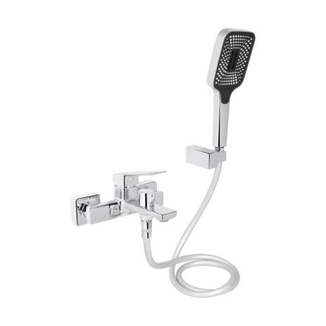 Змішувач для ванни Qtap Capricorn з душовим гарнітуром Chrome (k35) QTCAP3060102C48222 Змішувач для ванни Qtap Capricorn з душовим гарнітуром Chrome (k35) QTCAP3060102C48222