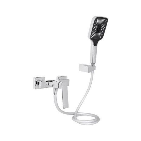 Смеситель для душа Qtap Capricorn с душевым гарнитуром Chrome (k35) QTCAP4060102C48221